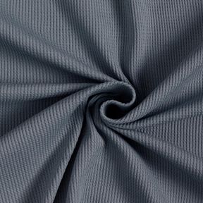 Waffeljersey Uni – grau, 