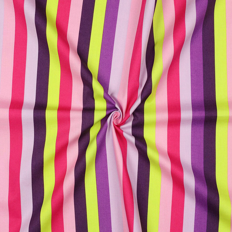 Baumwollpopeline Summer Stripe | Nerida Hansen – lila,  image number 3