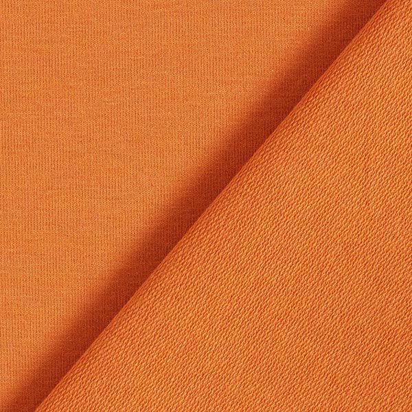 GOTS French Terry Sommersweat | Tula – terracotta | Reststück 100cm