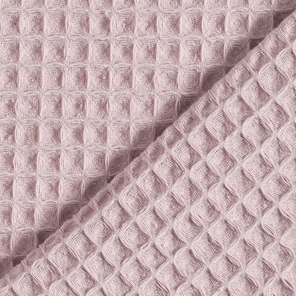 Waffelpiqué – rosé | Reststück 60cm