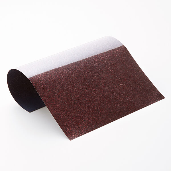 Flexfolie Glitzer Din A4 – bordeauxrot, image number 1