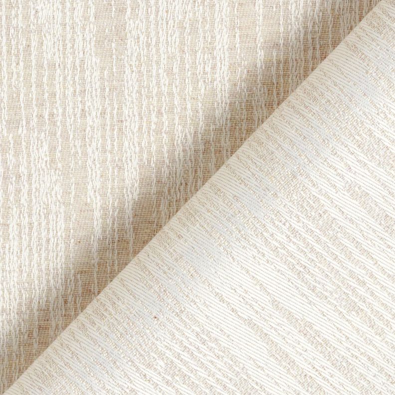 Dekostoff Jacquard abstraktes Gewebe recycelt – natur, image number 4