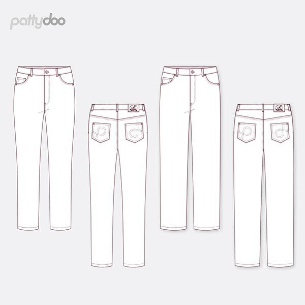 Jeans #3 / #4 | Pattydoo | 32-54,  image number 8
