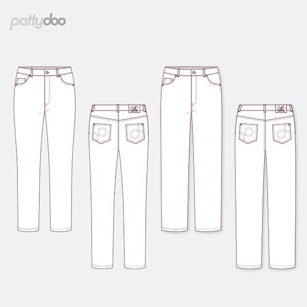 Jeans #3 / #4 | Pattydoo | 32-54,  image number 8