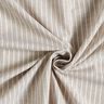 Leinen-Baumwoll-Mix breite Streifen – helltaupe/weiss,  thumbnail number 3