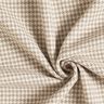 Mantelstoff Woll-Mix Glitzer-Hahnentritt – mocca/wollweiss,  thumbnail number 3
