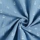 Musselin/Doppel-Krinkel Gewebe Anker – taubenblau/weiss,  thumbnail number 3