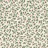 Dekostoff Canvas Mini-Stechpalme – natur/tannengrün,  thumbnail number 1