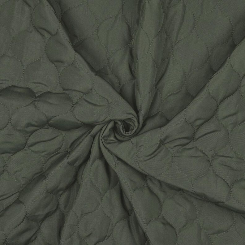 Steppstoff Kreismuster | Poppy Fabrics – dunkelpinie,  image number 3