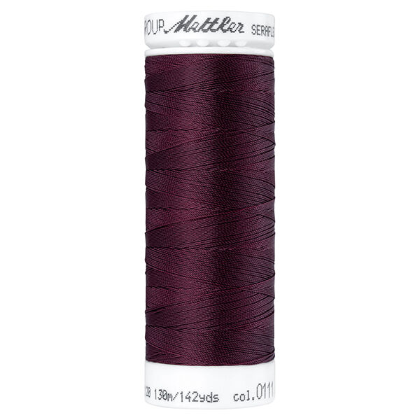 Seraflex Nähgarn für elastische Nähte (0111) | 130 m | Mettler – bordeauxrot, image number 1