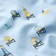 Baumwolljersey maritime Landschaft – hellblau,  thumbnail number 2