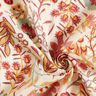 Viskose-Mix Retro-Blumen – elfenbein/hellbeere,  thumbnail number 3