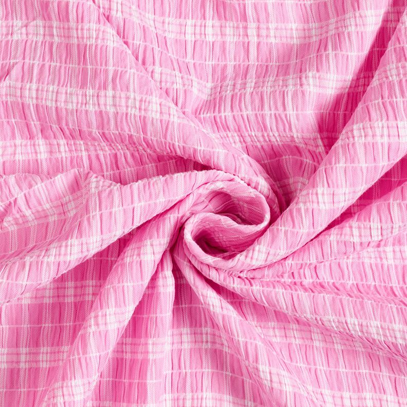 Seersucker gemischte Streifen – rosa/weiss, image number 3