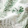 Beschichtete Baumwolle Exotische Blätter – natur/grün,  thumbnail number 2