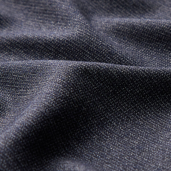 Anzugstoff Salz und Pfeffer – marineblau, image number 2
