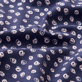 Baumwolljersey Kringel – indigo, 