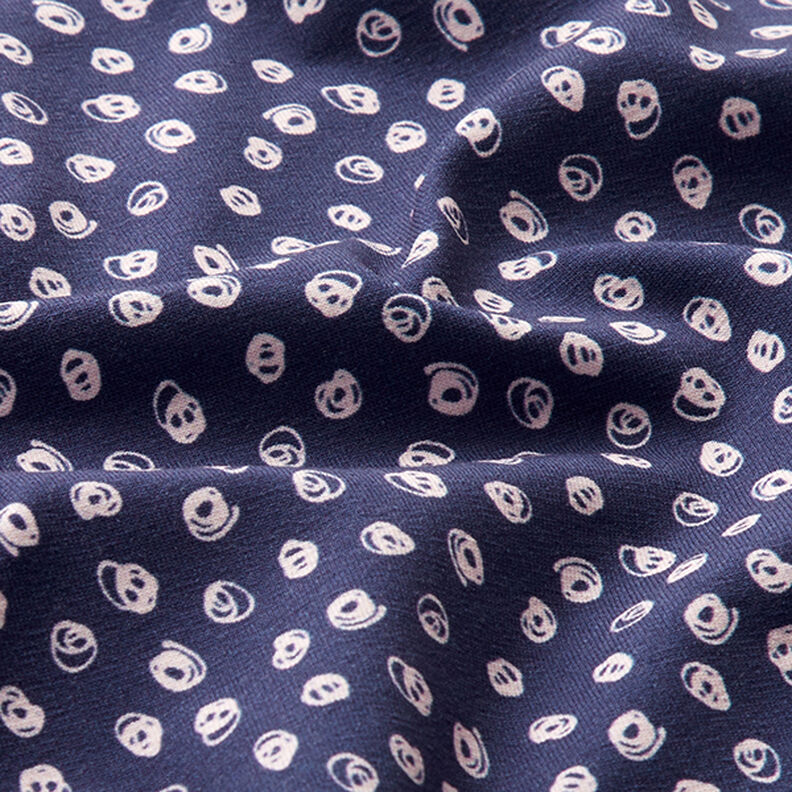 Baumwolljersey Kringel – indigo,  image number 2