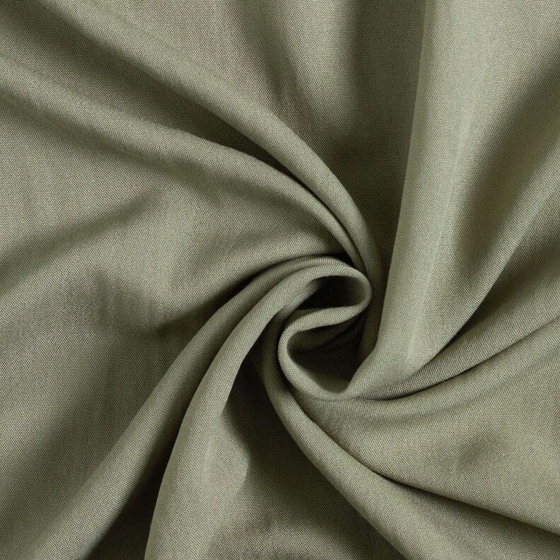 Viskosestoff Uni – khaki,  image number 1