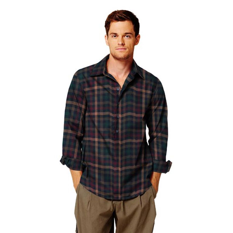 Schottenkaro Stretch – navy,  image number 5