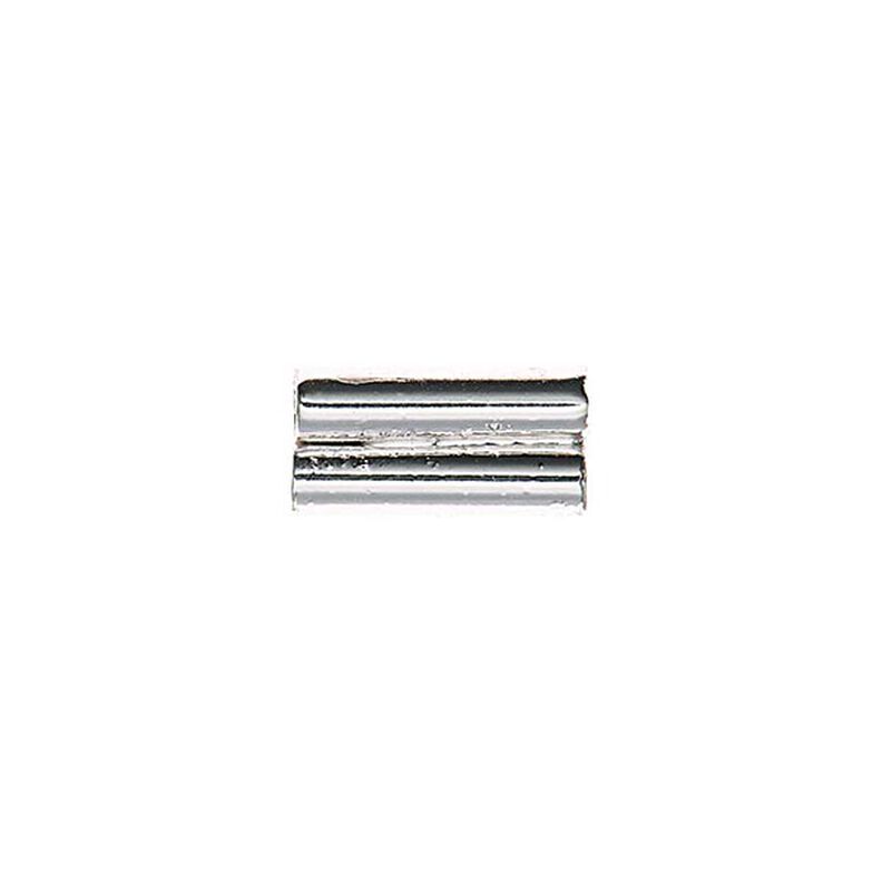 Röhrenverbindungsstück [2x2,3mm], Jewellery Made by Me | Rico Design - silber metallic,  image number 1