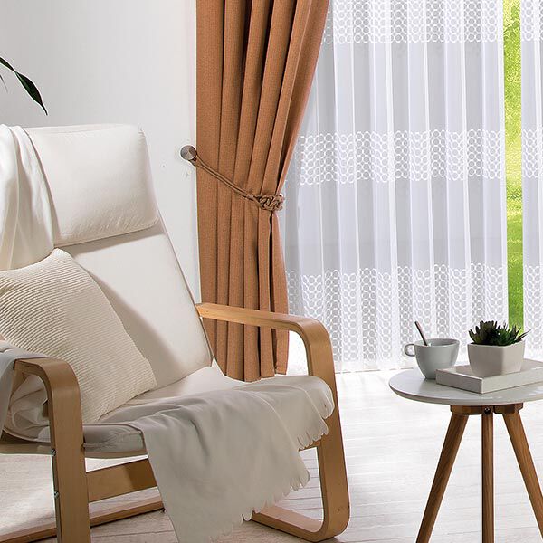 Raffhalter mit Zierknoten [80cm] – dunkelbeige | Gerster,  image number 4