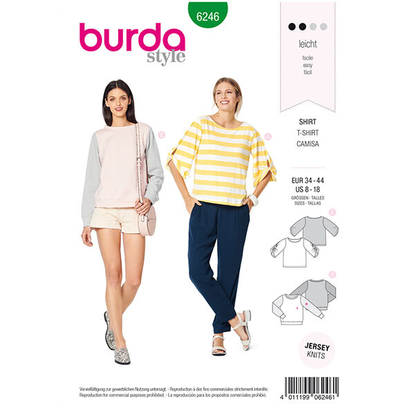 Shirt / Sweatshirt | Burda 6246 | 34-44, image number 1