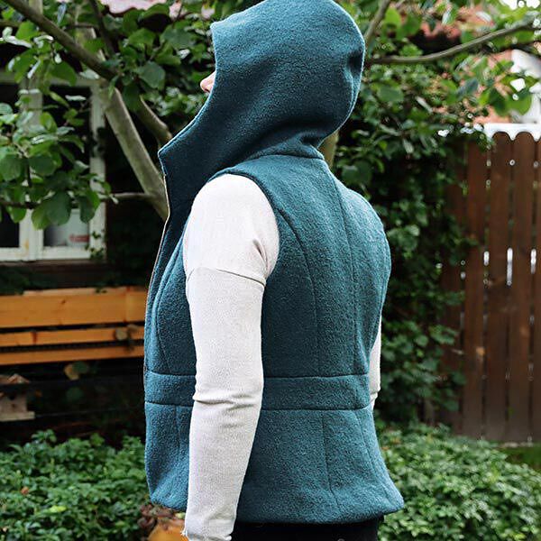 Woll-Walkloden – petrol