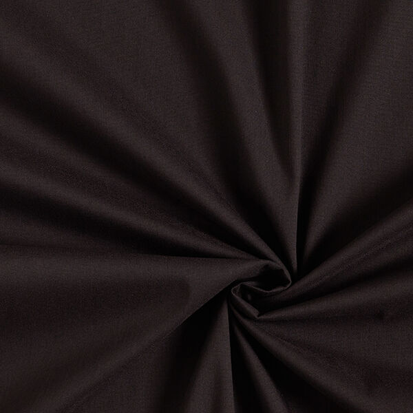 Stretch Popeline Uni – schwarz, image number 1