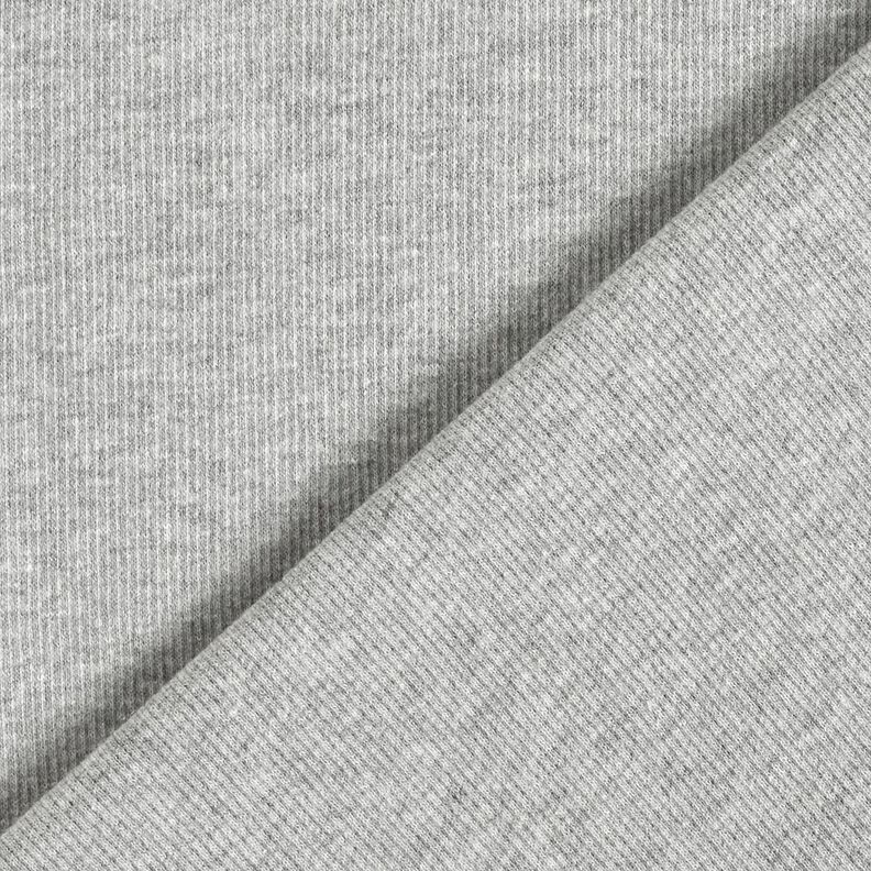 2x2 Bündchen Melange – silber,  image number 3