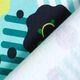 Sweatshirt angeraut Smiley-Monster | PETIT CITRON – helltürkis,  thumbnail number 4