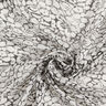 Crêpe Chiffon Blumenornamente – weiss/schwarz,  thumbnail number 3
