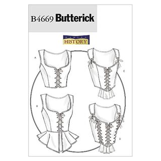 Historisches Kostüm | Butterick 4669 | 40-46, 