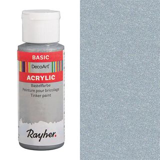 Acrylic-Bastelfarbe [ 59 ml ] – silber, 