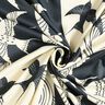 Satin-Panel Schwalben | Katia Fabrics – anthrazit/creme,  thumbnail number 3