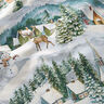 Dekostoff Gobelin Winterlandschaft – elfenbein/helltürkis,  thumbnail number 2