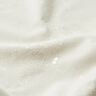 Feincord Stickerei und Pailletten Blumen – wollweiss,  thumbnail number 2