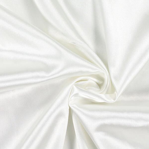Stretch Satin – wollweiss,  image number 1