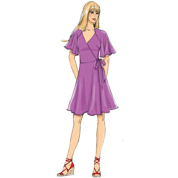 Wickelkleid | Butterick 6554 | 32-40