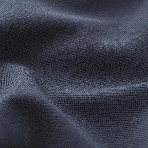 Baumwolljersey Medium Uni – nachtblau,  image number 4