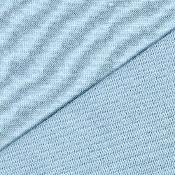 GOTS Baumwollbündchen | Tula – taubenblau | Reststück 50cm