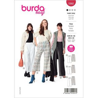 Hose | Burda 5960 | 34-48, 