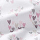 Baumwollpopeline Herzen aus Herzen – weiss/rosa,  thumbnail number 2