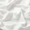Feiner Baumwollbatist 3D-Margeritten – weiss,  thumbnail number 3