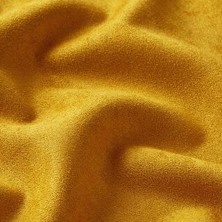 Scuba Velour – currygelb | Reststück 50cm