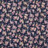 Beschichtete Baumwolle romantische Blumen – marineblau,  thumbnail number 1