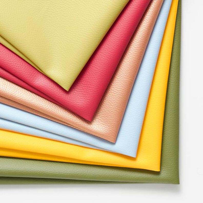 Lederimitat Metallic – mint,  image number 3