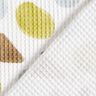 Waffelpiqué bunte Formen – moosgrün/elfenbein,  thumbnail number 4
