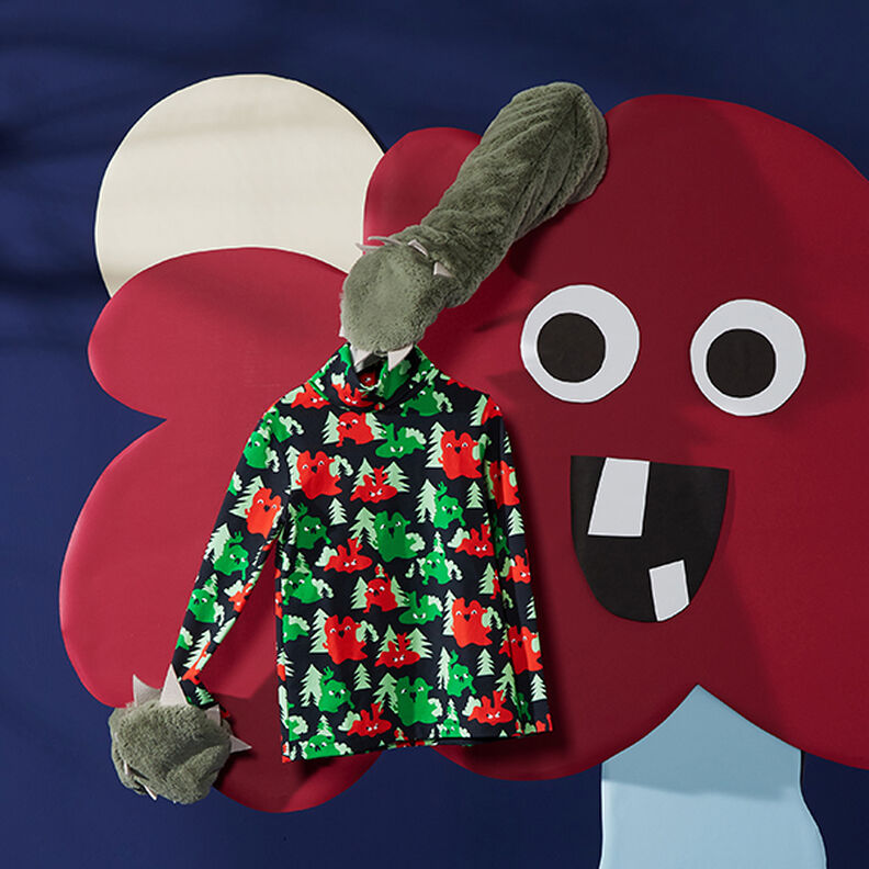 Bündchenstoff Uni – oliv,  image number 9