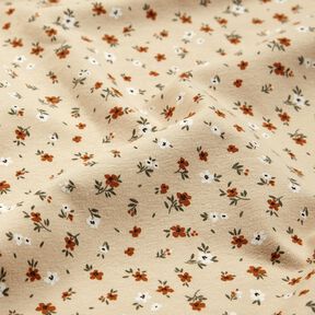 Baumwolljersey Millefleur &ndash; sand, 