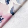 Dekostoff Halbpanama große Aquarellblüten – weiss/pastellviolett,  thumbnail number 4